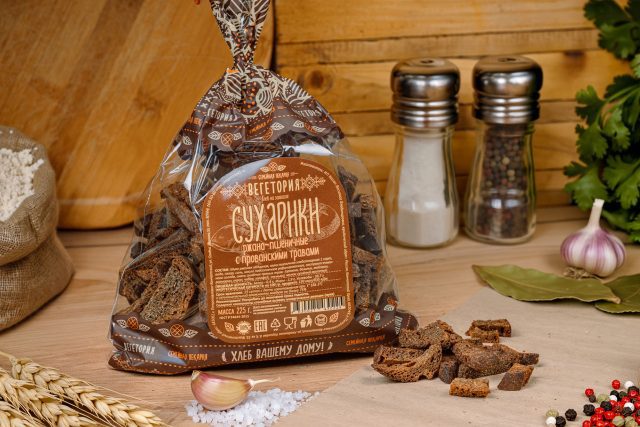 Сухарики «РЖАНЫЕ» с прованскими травами
