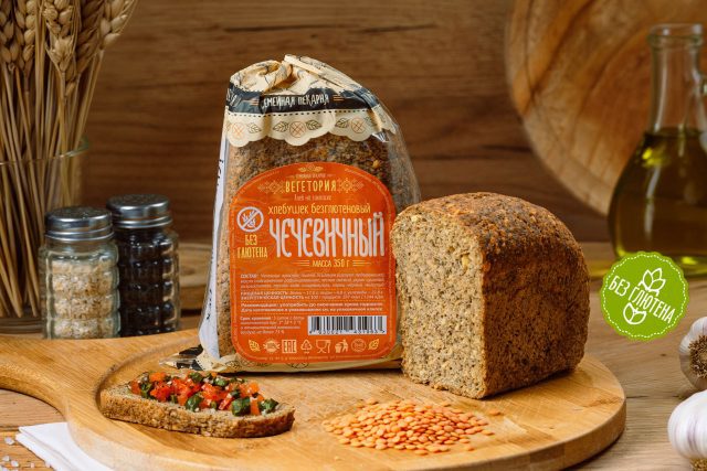 Хлебушек «ЧЕЧЕВИЧНЫЙ» без глютена