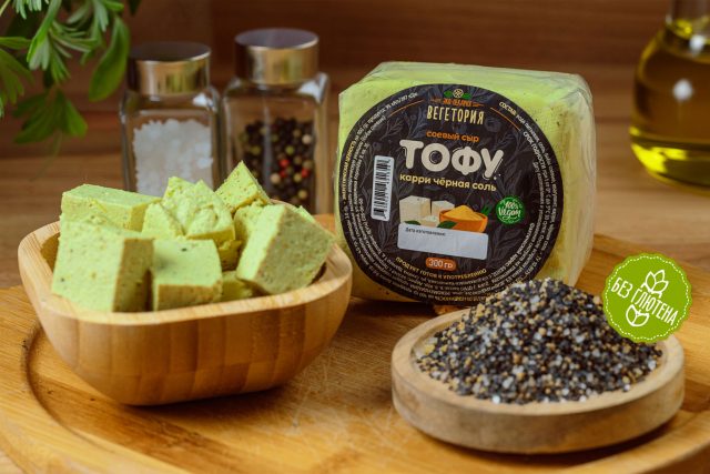 ТОФУ С КАРРИ и ЧЁРНОЙ СОЛЬЮ